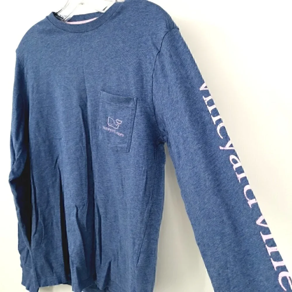 Vineyard Vines Women's XS Cotton Pink Whale Top - Picture 7 of 11